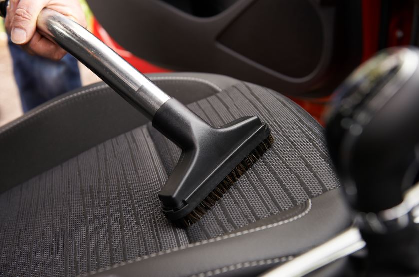 car interior cleaning